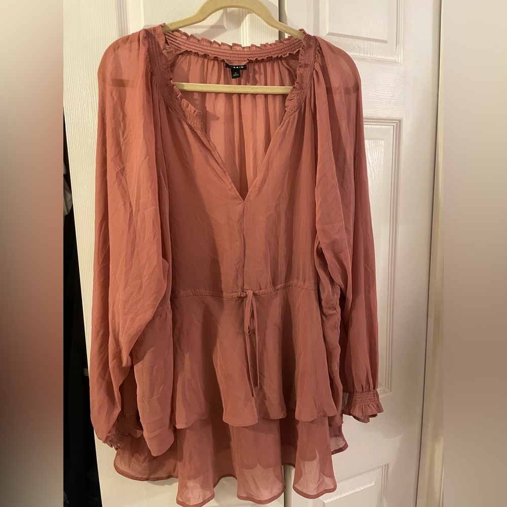 Torrid Mauve Blouse 3x
